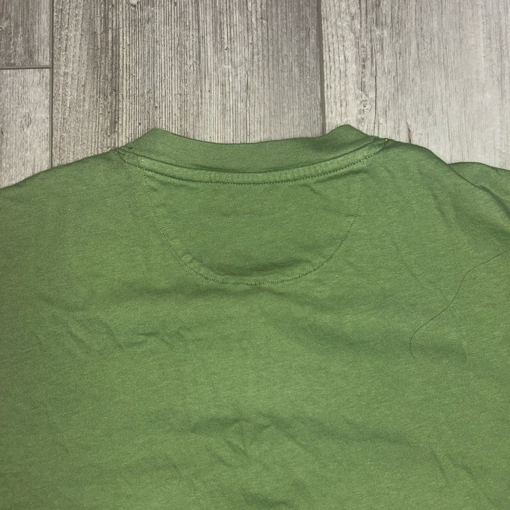 Duluth Trading Olive Green Short Sleeve Henley Shirt Pocket Men XL - Picture 7 of 10
